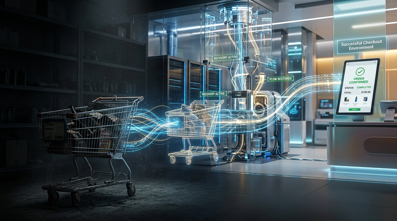 Abandoned cart recovery system